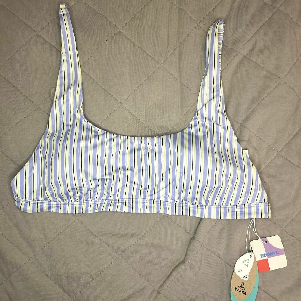 NWT prAna SPF Shoreline Top Morning Glory Lines